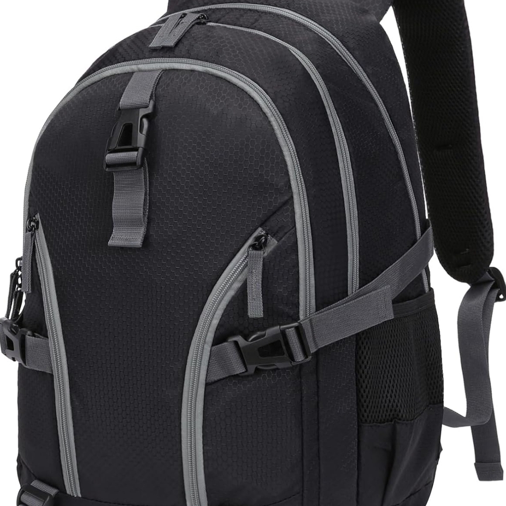 Black and Gray Men's Backpack